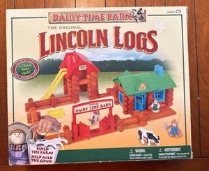 Lincoln Logs Dairy Time Barn Complete - Picture 1 of 3