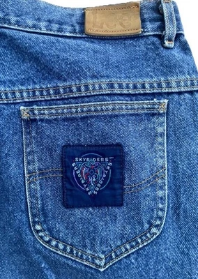 "De colección Lee Jeans Skyriders Cintura Alta 16 Mediano 32"" Cintura Unión Hecho en EE. UU." Foto 1 de 4
