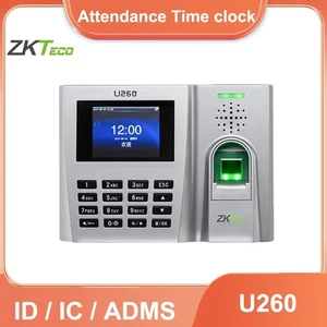 ZKTeco U260 TCP/IP ID/IC Sistema di presenza impronte digitali Terminale di presenza - Foto 1 di 8
