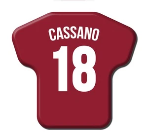 Calamita Simile a T-Shirt Calcio Stagione 2000/2001 Roma 18 Antonio Cassano - Picture 1 of 9
