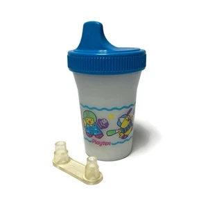 Vintage 1998 Playtex Sippy Cup Baseball Chicks W/Valve Small - Picture 1 of 7