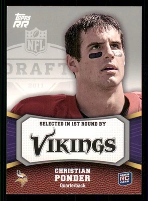 2011 Topps Rising Rookies #125 Christian Ponder RC - Image 1 of 2