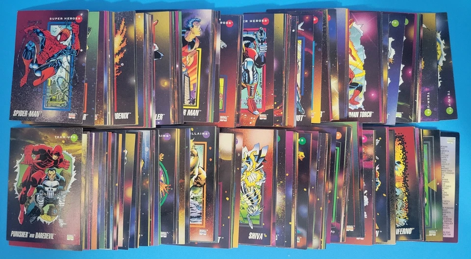 1992 Impel Marvel Universe Series 3 Base Complete Set #1-200 Spiderman Wolverine - Image 1 of 1