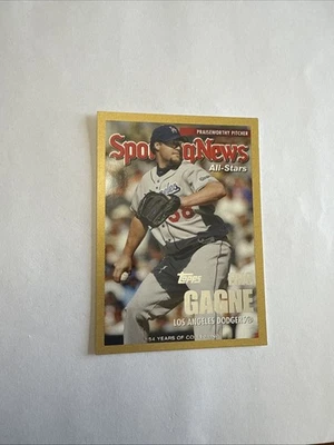 2005 Topps Gold #728 Sporting News All-Stars Eric Gagne #’d/2005 - Image 1 of 2