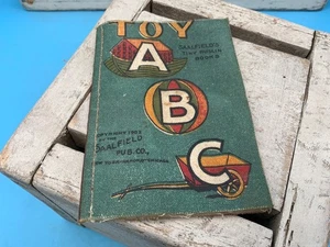 Rare, Vintage Saalfield Tiny Muslin Book, TOY ABC, Copyright 1909 - Bild 1 von 9