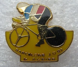Pin's Barcelone JO 1992 Vélo Cyclisme N AUBIER #1646 - Imagen 1 de 1
