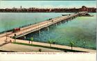 Boston Massachusetts Ma Harvard Bridge & Panorama Of Back Bay Udb Postcard