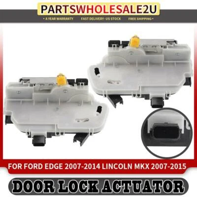 2 защелки привода замка задней двери для Ford Edge Lincoln MKX слева и справа с 4 контактами - Изображение 1 из 4