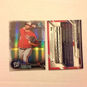 LUCAS GIOLITO Nationals BNR-19 2016 Topps National Bowman Chrome Exclusive Foil - Picture 1 of 1
