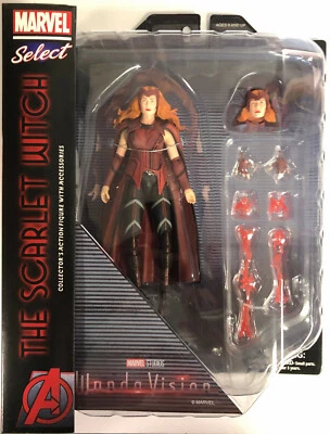 Figura de acción Diamond Select Toys Marvel Select Wandavision Bruja Escarlata Nueva Foto 1 de 4