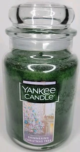 YANKEE CANDLE SHIMMERING CHRISTMAS TREE 22 OZ 1 WICK CANDLE - Picture 1 of 4