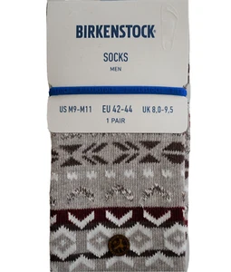 Calcetines para hombre BIRKENSTOCK Camel Melange ALGODÓN JACQUARD M9-M11 EU42-44 UK8-9.5 - Imagen 1 de 4