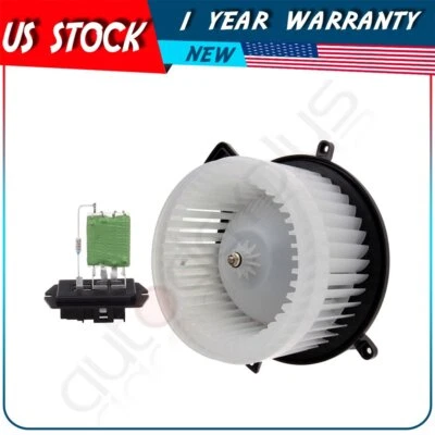 Motor de ventilador e resistor HVAC adequado para 2008 2009-2010 Dodge Grand Caravan dianteiro - Imagem 1 de 4