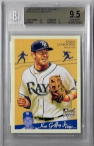 Tarjeta de novato 2008 Upper Deck Goudey Evan Longoria BGS 9,5 gema como nueva Tampa Bay Rays - Imagen 1 de 2