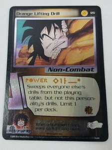 Orange Lifting Drill 126 DBZ Dragon Ball Z FOIL CCG - Picture 1 of 4