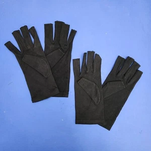 2 pairs Anti Arthritis Compression Gloves Fingerless Pain Support Sizes Large - Picture 1 of 5