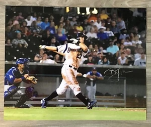 Brett Jackson autograph signed 16 x 20 inch photo SMOKIES CUBS - Picture 1 of 1