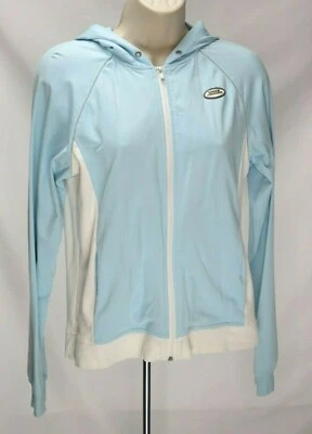 Sudadera con Capucha Amortiguador Mujer Talla XS Lt Azul Cremallera Completa Fr Manga Larga Yoga Correr Foto 1 de 4