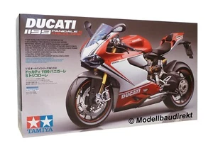 Ducati 1199 Panigale S Tricolore Kit 1:12 Tamiya 14132 NUOVO & IMBALLO ORIGINALE - Foto 1 di 2