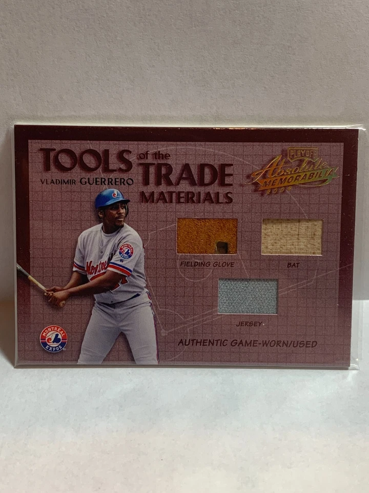 Absolute Memorabilia Tools of the Trade Materials 2002 #TT85 Vladimir Guerrero Foto 1 de 2