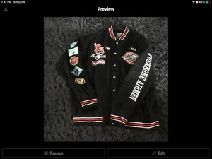 Men’s Tusksegee Airman Big Boy Gear Patches Jacket Size 3XL - Picture 1 of 10