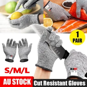 Safety Cut Proof Stab Resistant Wire HPPE fiberl Mesh Butcher Glove OZ - Picture 1 of 18