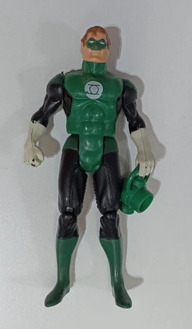 Green Lantern brown hair Playful Argentina 80's - not Kenner  - Super Amigos DC Cover