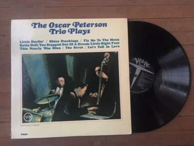 1962 Oscar Peterson Trio Plays – Jazz Piano Verve V-8591 Lp Mono HiFi Foto 1 de 2