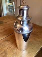Art Deco James Dixon & Sons Silver Plated Cocktail Shaker 1930s 