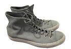 Converse High Top Chuck Taylor All Star Hi Leather Gray- Size US Mens 10