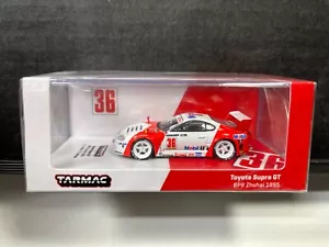 1/64 TARMAC 1995 TOYOTA SUPRA GT #36 BPR ZHUHAI RED & WHITE LEHTE/DALMAS - Picture 1 of 3