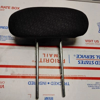 01 Chrysler Pt Cruiser asiento trasero de tela reposacabezas gris OEM Foto 1 de 4