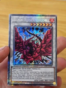Yugioh Black Rose Dragon Starlight Rare, NM Condition - Picture 1 of 7