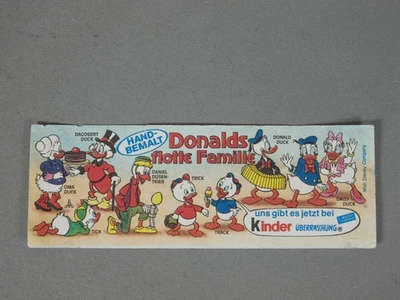HPF-BPZ: Beipackzettel "Donalds flotte Familie" 1987, nicht top, 100% original - Bild 1 von 4