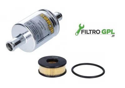 COPPIA FILTRI GPL LI02 PER IMPIANTO LANDIRENZO LI02 IG1 FASE GASSOSA E LIQUIDA