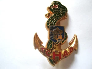 COLONIALE REGIMENT DE MARCHE DU TCHAD 1° COMPAGNIE MECANISEE (COBRA VERT FONCE) - Picture 1 of 2