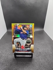 Bowman 2023 cromo Rafael Devers refractor de oro/50 Red Sox - Imagen 1 de 2