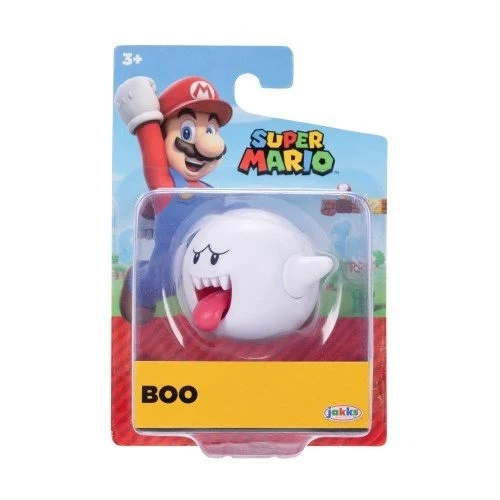 Jakks Pacific Toys - 超级马里奥任天堂人偶 - BOO(2 英寸)- 全新 — 第 1/1 张图片