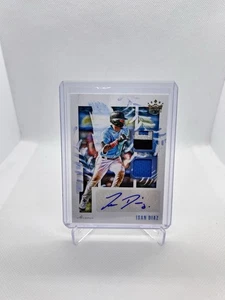 2020 Panini Diamond Kings Isan Diaz Auto Relic Jersey Miami Marlins Autograph - Picture 1 of 2
