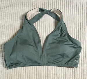 Costume da bagno Albion Fit bikini avvolgente verde salvia taglia media M solo top - Foto 1 di 8