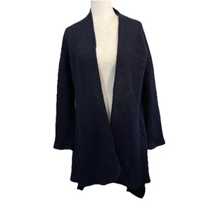 Icewear Iceland Wool Long Cardigan Sweater Navy Blue Wool Women Medium - Picture 1 of 13