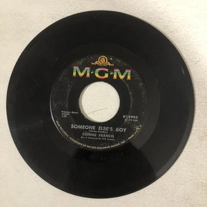 Connie Francis Someone Else’s Boy 45 Vinyl Record MGM Records - Picture 1 of 2