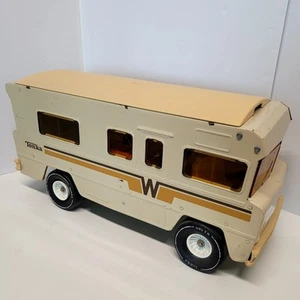 Vintage '70s Tonka Indian Winnebago RV Motorhome Camper - Pressed Steel Plastic - Picture 1 of 24