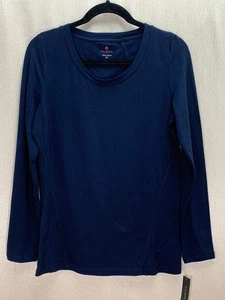 Neu mit Etikett - T by Talbots Langarmshirt marineblau Baumwolle Modal - M - Bild 1 von 9
