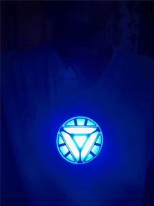 Wearable MK6 Iron Man Arc Reactor Mark 6 LED Tony Chest Light Touch Switch - Picture 1 of 9