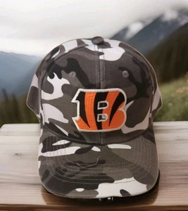 Cincinnati Bengals Logo Black Camo Hat Cap New ! Great #2 - Picture 1 of 4