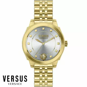 Versus by Versace VSP510618 Chelsea silber gold Edelstahl Armband Uhr Damen NEU - Bild 1 von 1
