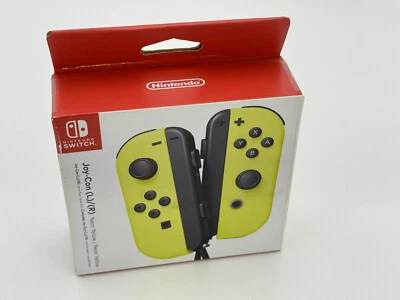 NEW! Nintendo Switch Joy-Con (L/R) Wireless Controllers -Neon Yellow- Never Open - Image 1 of 4