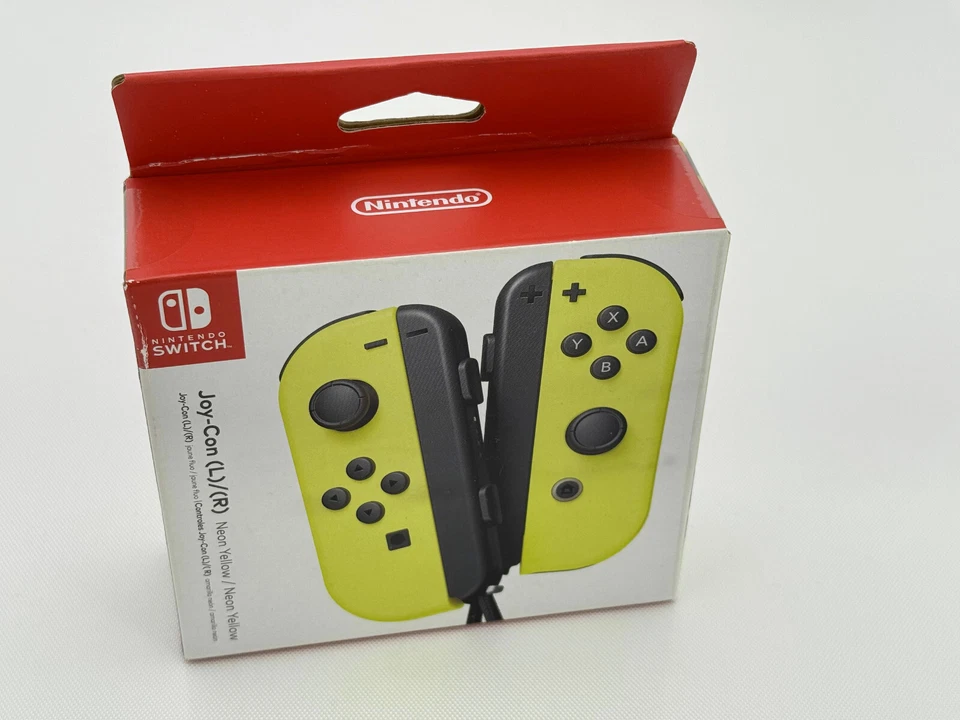 NEW! Nintendo Switch Joy-Con (L/R) Wireless Controllers -Neon Yellow- Never Open - Image 1 of 4