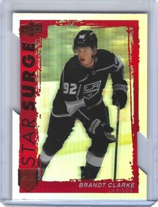 2023-24 Upper Deck Star Surge Red Die Cut #SS-8 Brandt Clarke